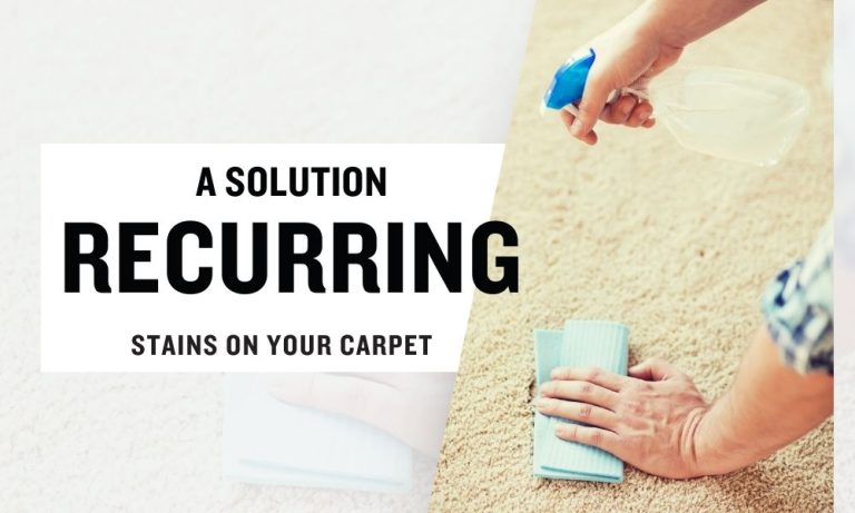 A Solution To Recurring Stains On Your Carpet
